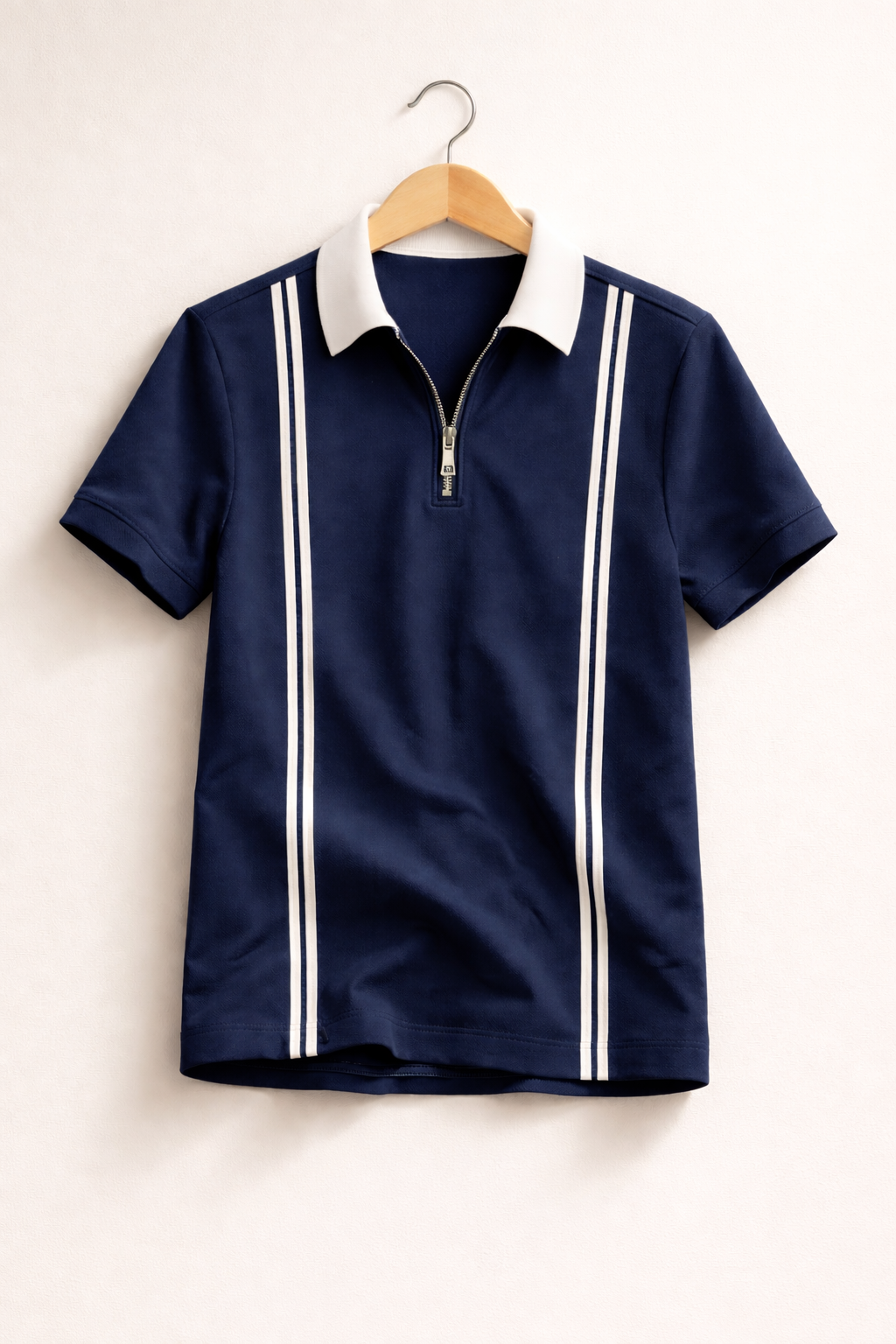 Pack of 2 Zipper Stripe Polo's