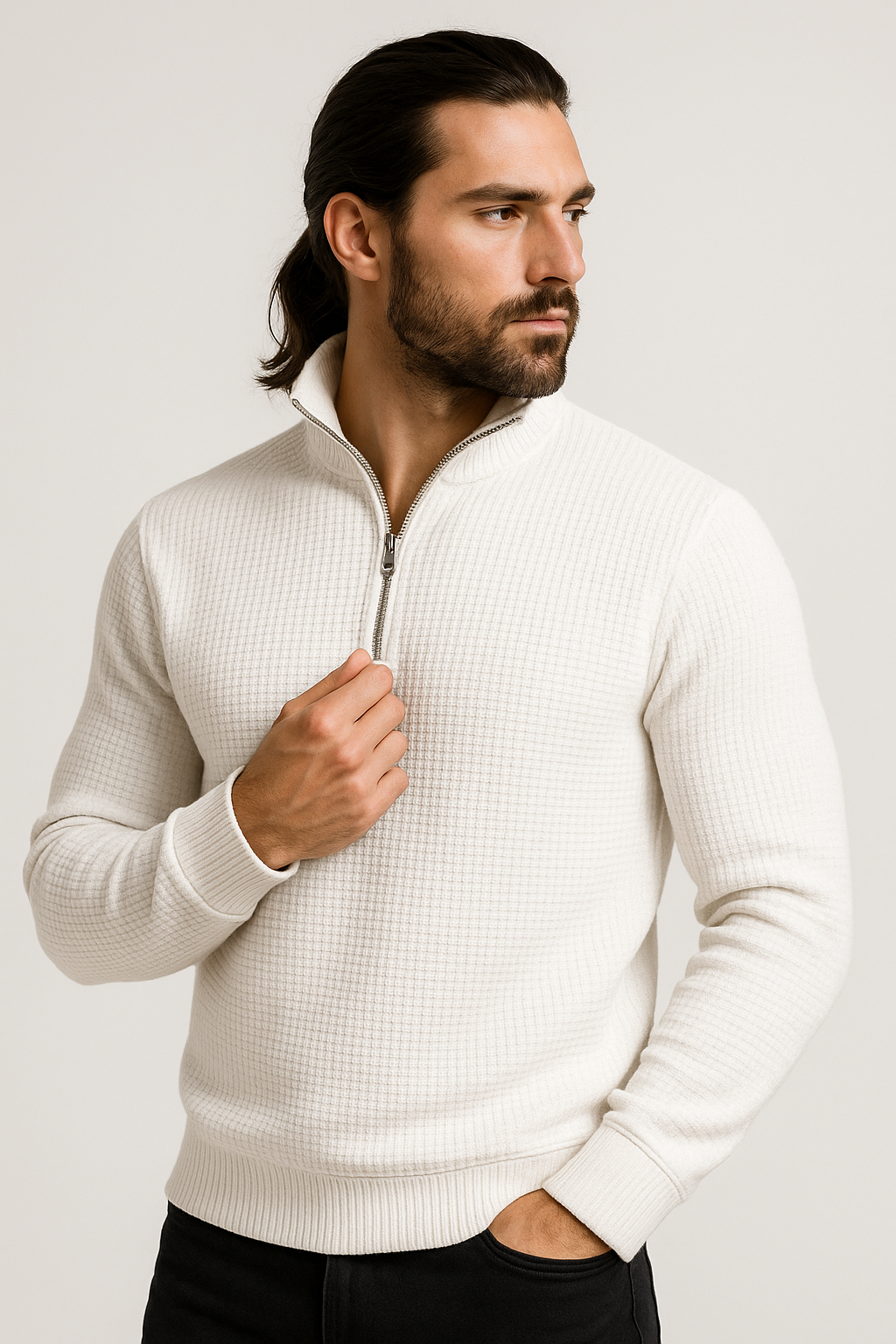 Pack of 2 Men’s Waffle Knit Sweatshirts