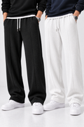 Pack of 2 Waffle Knit Trousers