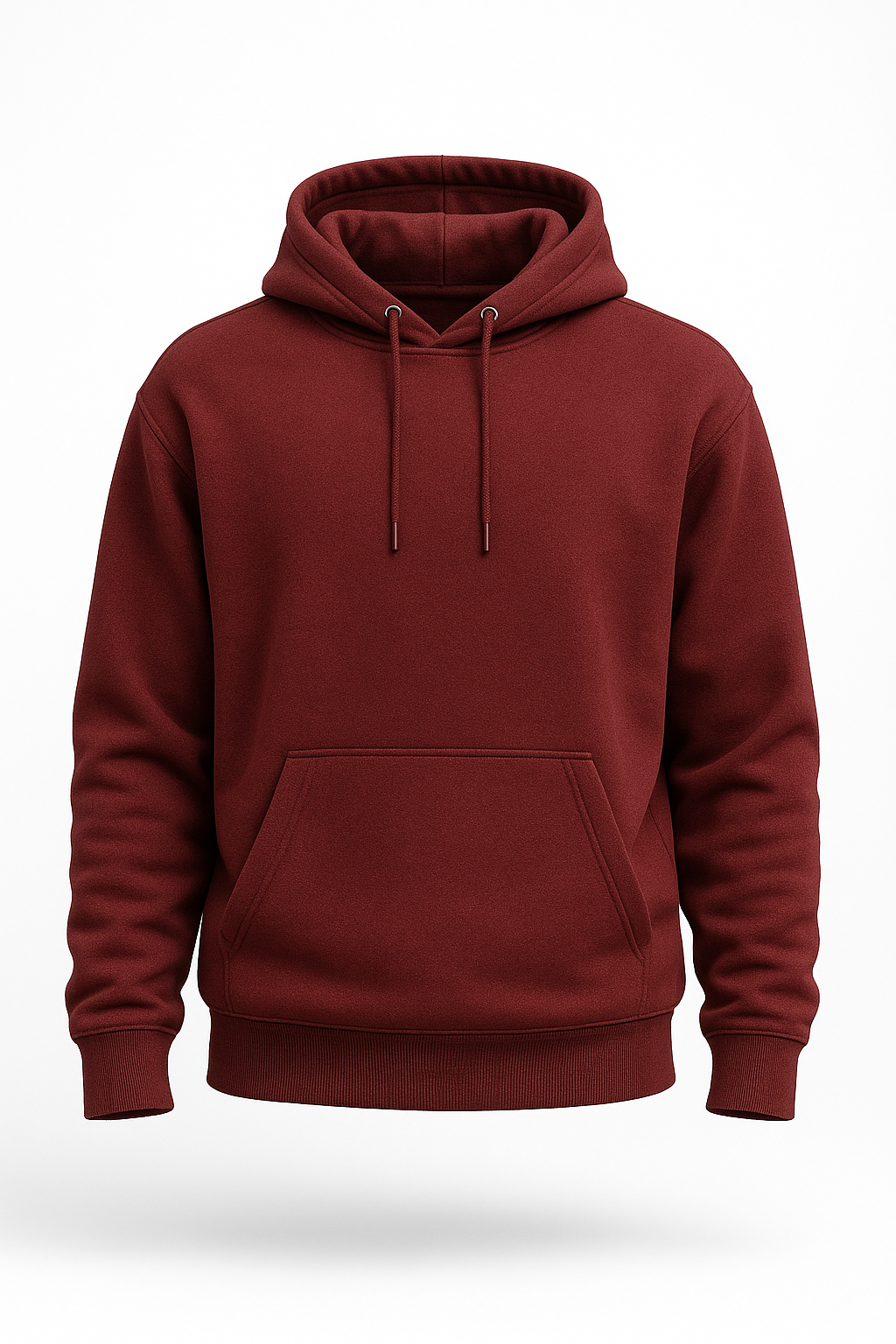 Pack of 2 Men’s Basic Hoodies - Maroon & Charcoal