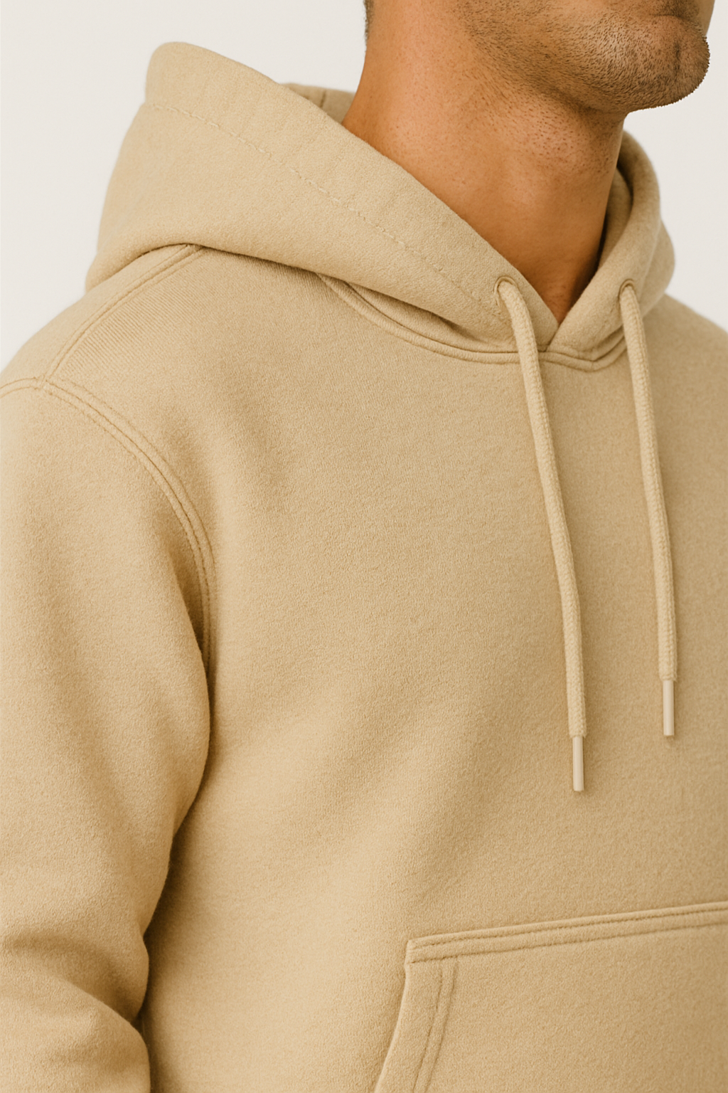 Pack of 2 Men’s Basic Hoodies - Maroon & Beige